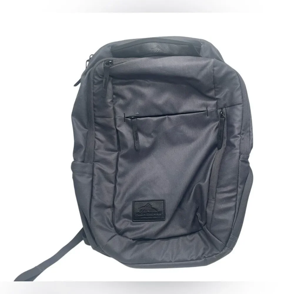 High Sierra Backpack Business Proslim USB Laptop Bag Mercury Gray Black
